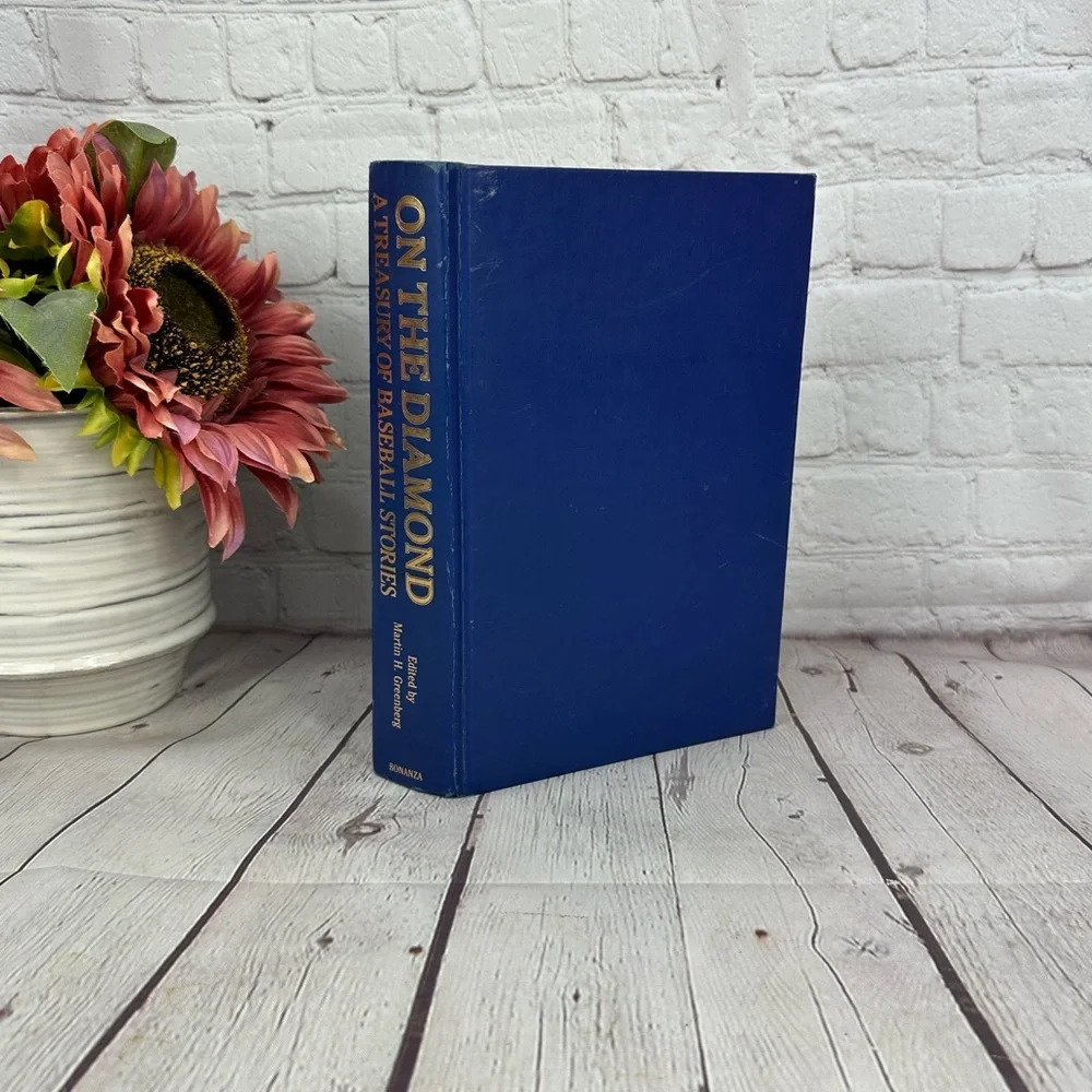 vintage book on the diamond a treasury of baseball stories 1987